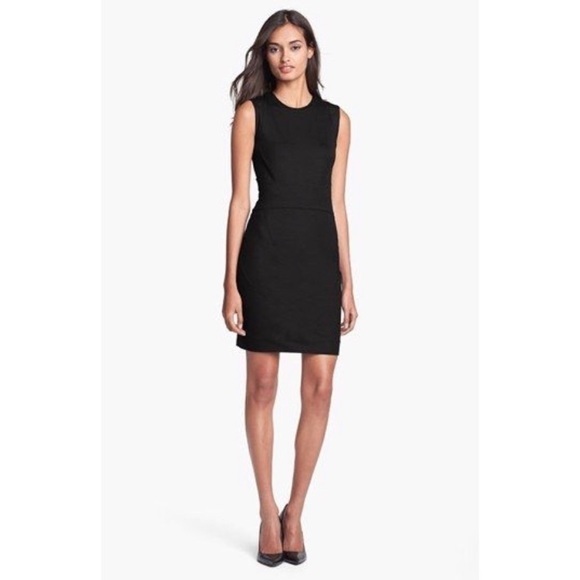 Diane Von Furstenberg Solid Black Gretchen Dress - Picture 1 of 7